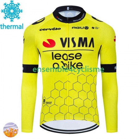 Maillot Cyclisme Hiver Thermal Fleece Visma Lease A Bike 2024 Maillot Cyclisme Hiver Thermal Fleece Visma Lease A Bike 2024